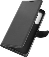 HTC Desire 20 Pro Hoesje - Mobigear - Classic Serie - Kunstlederen Bookcase - Zwart - Hoesje Geschikt Voor HTC Desire 20 Pro