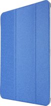 Apple iPad Pro 12.9 (2020) Hoes - Mobigear - Tri-Fold Serie - Kunstlederen Bookcase - Blauw - Hoes Geschikt Voor Apple iPad Pro 12.9 (2020)