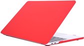 Apple MacBook Pro 13 (2016-2019) Case - Mobigear - Candy Serie - Hardcover - Bordeaux Rood - Apple MacBook Pro 13 (2016-2019) Cover
