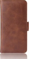 Mobigear Slim Magnet Bookcase Hoesje - Geschikt voor Samsung Galaxy M20 - Bruin