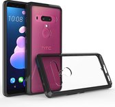 Mobigear Crystal Hardcase voor de HTC U12 Plus - Transparant / Zwart