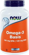 Omega-3 Basis 180 mg EPA 120 mg DHA - NOW Foods