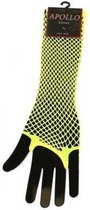Apollo - Handschoenen - Net - Fluor geel - Lang