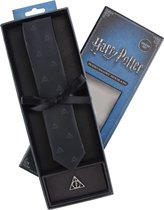 Réplique de cravate de luxe Harry Potter ™ Reliques de la Mort avec badge - Attribut Habillage