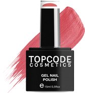 Gellak van TOPCODE Cosmetics - Light Coral - MCRE69 - 15 ml - Gel nagellak