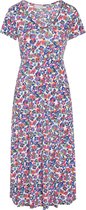 Cassis - Female - Lange jurk met bloemenprint  - Multicolor