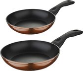 Set van 2 PANS BERGNER in Brown