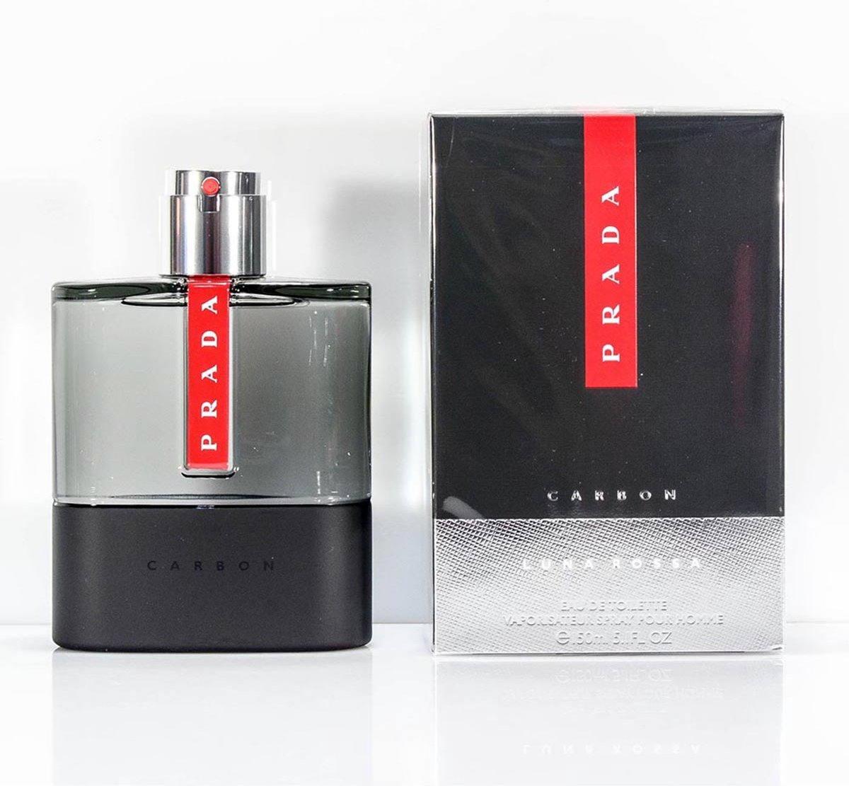 Goedkoopste Prada Luna Rossa Carbon 150ml - Eau De Toilette Spray - Herenparfum