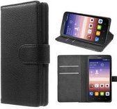 Huawei Y625 Hoesje Wallet Case Zwart