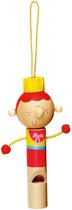 Bino Fluit Met Figuur Junior Hout Geel/rood/naturel