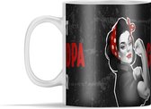 Mok - Opa cadeau - Vaderdag - Illustratie - 350 ml - Beker