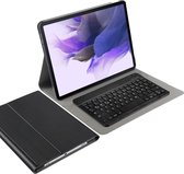 Hoes met toetsenbord Geschikt voor Samsung Tab S7 FE - QWERTZ Toetsenbord - zwart