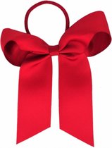 Haarstrik  met elastiek dark scarlet | Rood | Meisje