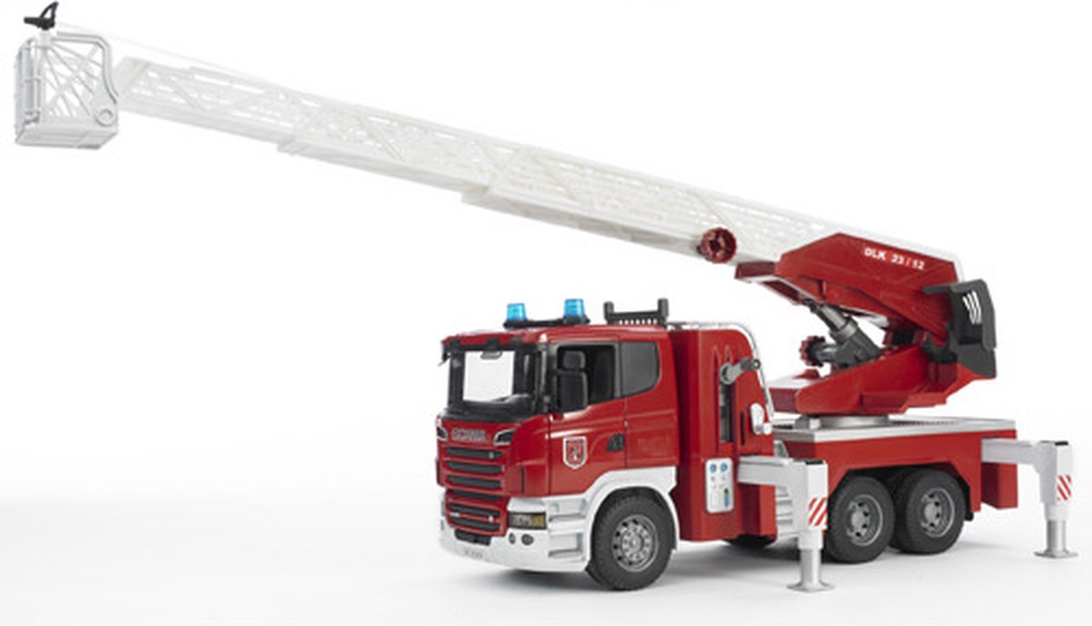 Bruder - Scania R-Serie Brandweerwagen met Waterpomp - Speelgoedauto - Schaal 1:16 — afbeelding 19