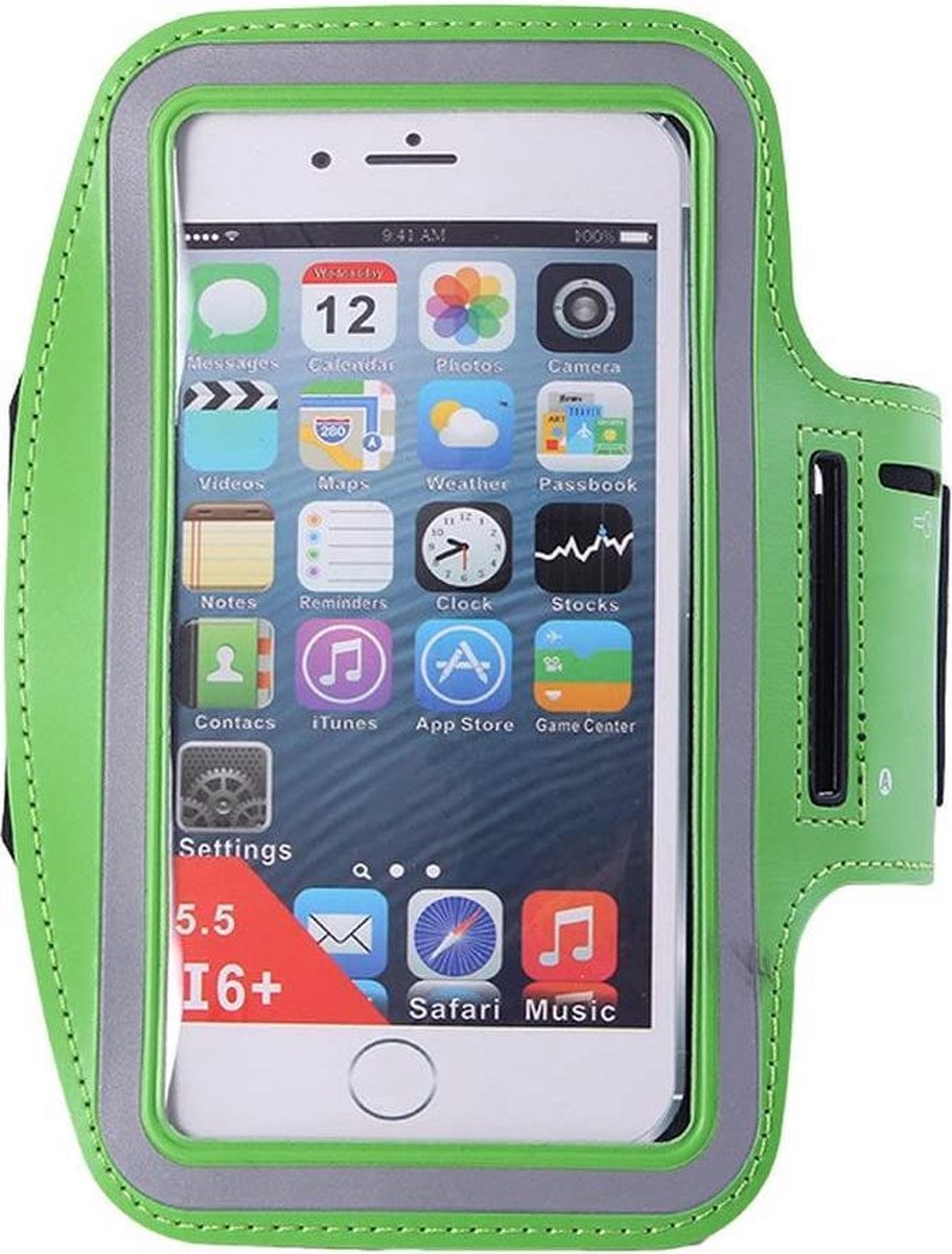 Hardloop Armband Telefoon | Geschikt voor iPhone 14 / 15 Pro Max| Hardloop Armband | Sport Hardloopband | Hardloop Telefoonhouder | Groen