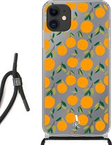 iPhone 11 hoesje met koord - Oranges