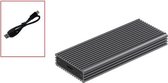 M.2 NVME / NGFF Mobiele Harde Schijf Box TYPE-C3.1 Notebook Externe Solid State Drive Box, Stijl: PC280G NVME Enkele Kabel