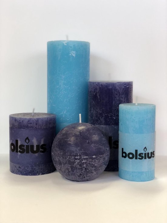 Bolsius kaarsen set blauw | bol.com