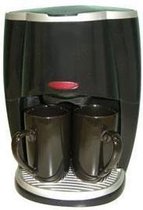 Koffiepotfilter zonder carter - Zwart