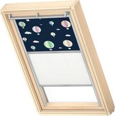 VELUX Origineel Verduisterend Rolgordijn Plus Plissé (DFD), Zilveren Kozijn, SK06, Hot Air Balloons