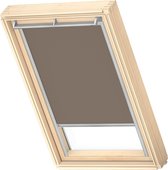 VELUX Origineel Verduisterend Rolgordijn (DKL), Zilveren Kozijn, S06, 606, 4, Warm Grey