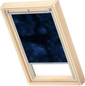 VELUX Origineel Verduisterend Rolgordijn (DKL), Zilveren Kozijn, MK08, Universe