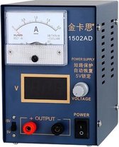 Kaisi KS-1502AD 15 V 2A DC Voeding Spanningsregelaar Stabilisator Ampèremeter Verstelbare Voeding Reparatie Tools, EU Plug