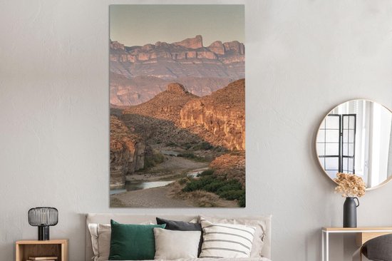 Parc national de Big Bend au Texas 120x180 cm - Tirage photo sur toile (Décoration murale salon / chambre) XXL / Groot format!