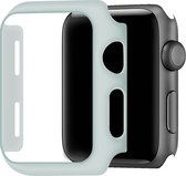 Telefoonglaasje Hoesje - Geschikt voor Apple Watch 1\ Apple Watch 2\ Apple Watch 3 - Kunststof - 38mm - Grijs