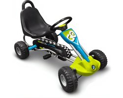 Stamp Skelter Go Kart Skids Control 89 Cm Blauw/groen