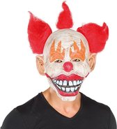 Rubie's Halloweenmasker Horror Clown Latex Rood/wit