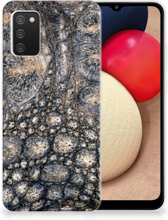 Coque Téléphone pour Samsung Galaxy A02s TPU étui Crocodile Imprimer |  bol.com