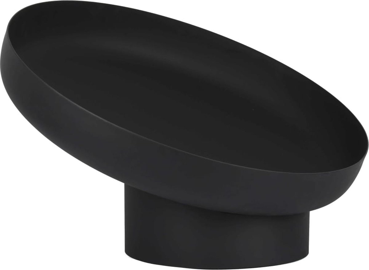 Esschert Design Vasque à feu inclinée - Acier - Noir