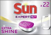 Sun All-In-1 Expert Extra Shine Vaatwastabletten - 6 x 22 tabletten - Voordeelverpakking