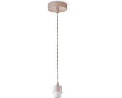 Foto: Home sweet home moderne verlichtingspendel armis voor lampenkap bruin 10 10 89cm hanglamp gemaakt van metaal geschikt voor e27 led lichtbron voor lampenkap met doorsnede max 55cm