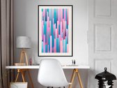 Artgeist - Schilderij - Abstract Skyscrapers - Multicolor - 30 X 45 Cm