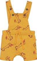 Smitten Organic de couleur jaune Sea Annemone avec imprimé intégral 'Teckel Billy at Beach'