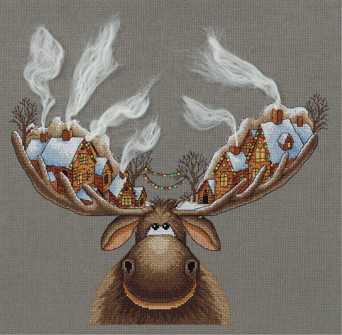 PANNA Borduurpakket Kerst Elanden