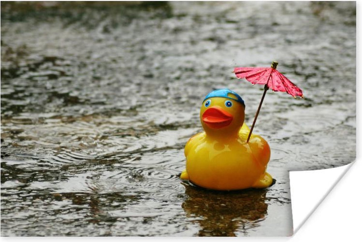 Nattou Jouet de Bain Canard Caoutchouc Naturel