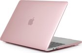Apple MacBook Pro 16 (2019) Case - Mobigear - Glossy Serie - Hardcover - Roze - Apple MacBook Pro 16 (2019) Cover