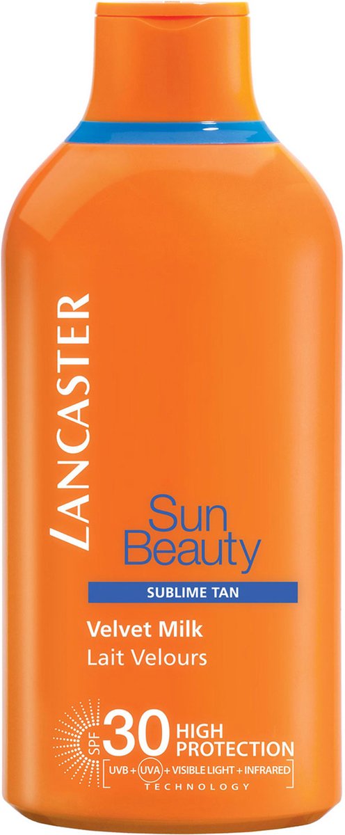 Prelude Tochi boom gebed Lancaster Sun Beauty Velvet Milk SPF30 - 400 ml - Zonnebrand | bol.com