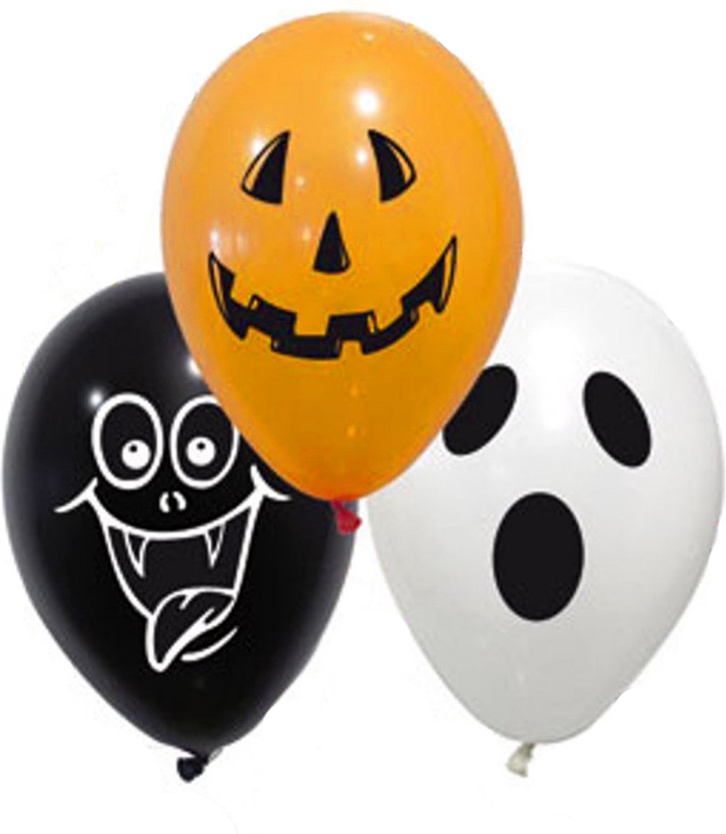 GLOBOLANDIA - 10 latex spooky Halloween ballonnen