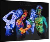 Body painted bodies - Foto op Plexiglas - 80 x 60 cm