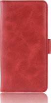 Samsung Galaxy A20e Hoesje - Mobigear - Slim Magnet Serie - Kunstlederen Bookcase - Rood - Hoesje Geschikt Voor Samsung Galaxy A20e