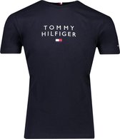 Tommy Hilfiger T-shirt Blauw Normaal - Maat L - Heren - Herfst/Winter Collectie - Katoen