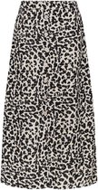Only Rok Onlgerry Button Long Skirt Cs Wvn 15245526 Pumice Stone/cosy Leo Dames Maat - 40
