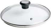 Tefal Glazen deksel met stoomgaatje - Transparant - Ø 28 cm