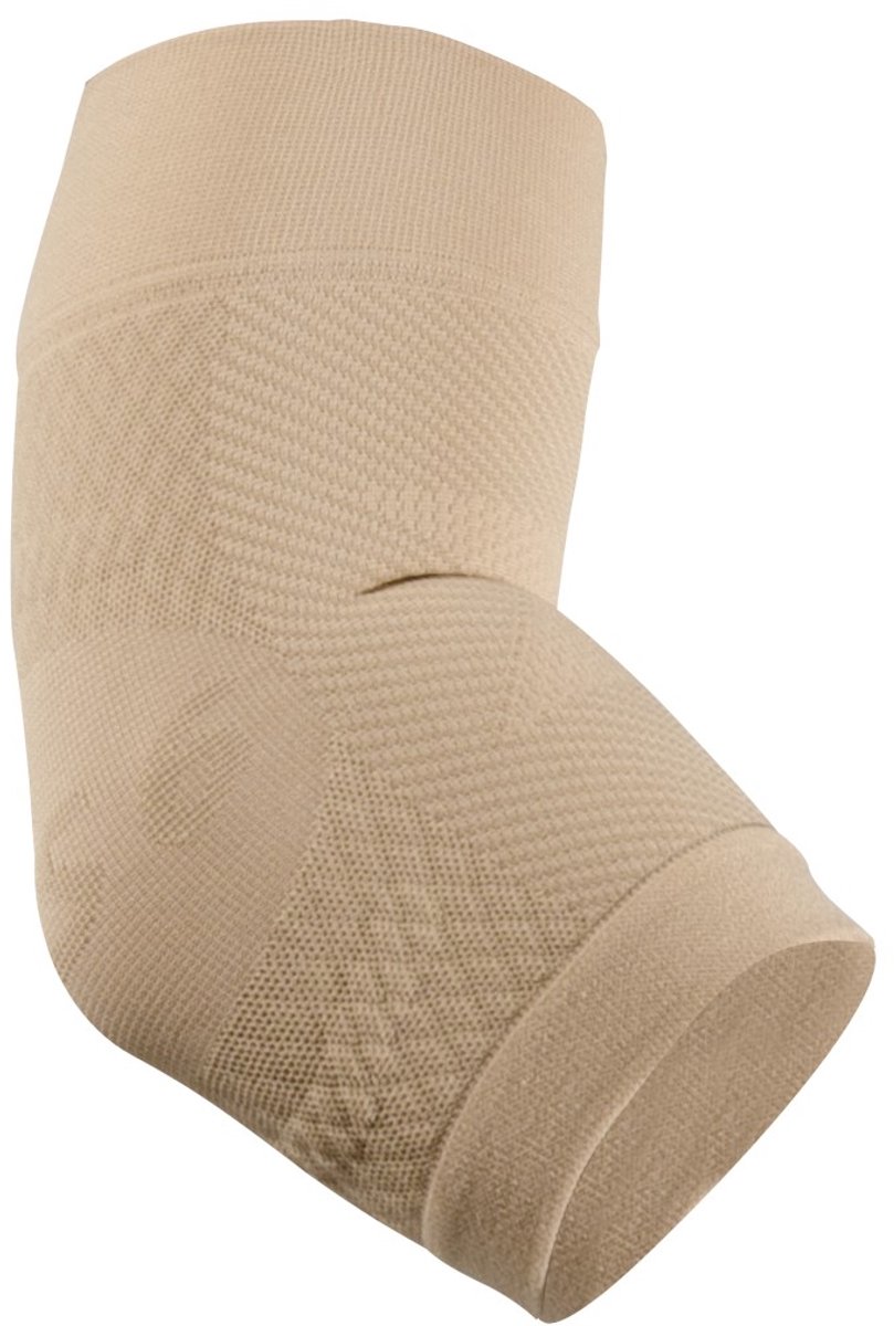 OS1st ES6 elleboogbandage maat S – naturel – elleboogpijn – tenniselleboog – golfelleboog – cubitaal tunnelsyndroom – artritis – ondersteund – verbeterd de bloedsomloop – compressie van medische kwaliteit