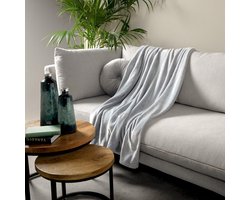 Dutch Decor Plaid Harvey 150 x 200 cm gris