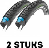 Fietsband - Buitenband - Set van 2 - Marathon E-Plus 27.5 x 2.00 (50-584) zwart